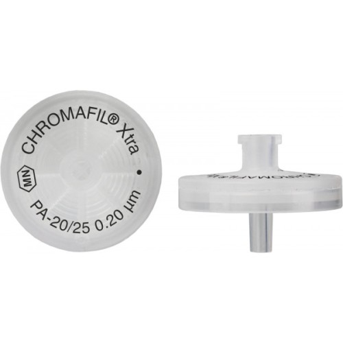 Syringe filters, labeled, CHROMAFIL Xtra PA, 25 mm, 0.2 µm 